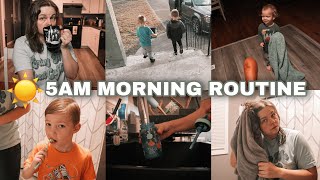 Productive Stay At Home Mom Morning Routine 2022 | Solo SAHM School Mornings | Mom Motivation