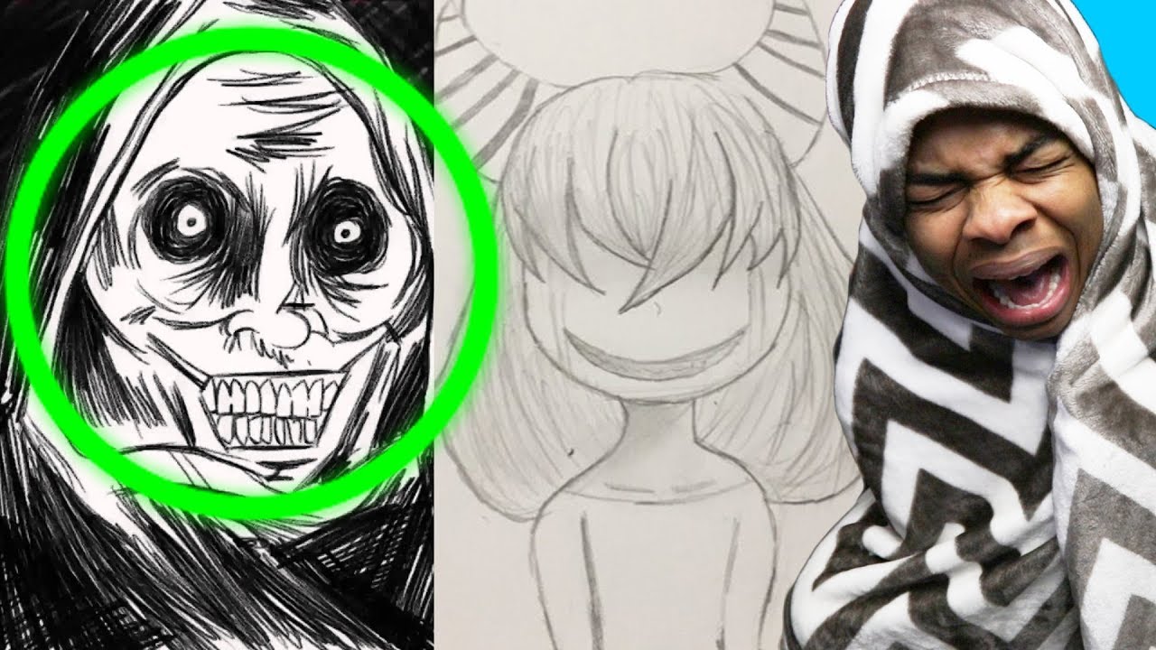 Scary Drawings By Kids 100 Artists Redraw Kids Doodles Of Scary