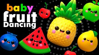 DANCING FRUITS - Smoothie Mix 🍎🍊🍋‍🍏🍇 Sensory Video with Dance Music