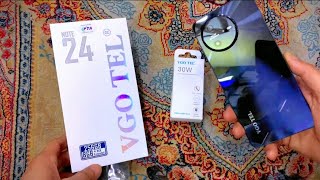 VGO TEL NOTE 24 8+8=16Gb Ram 256Gb Rom 30W fast Charging Unboxing