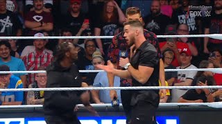 Terrence Crawford Punches Austin Theory - WWE SmackDown 7/26/2024