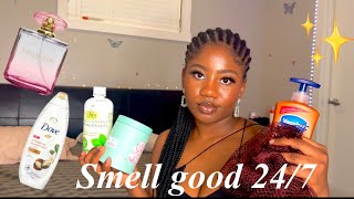 How to smell good all day everyday. (•smell good even in the summer heat•)