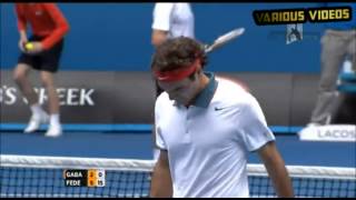 Roger Federer vs Teymuraz Gabashvili - Highlights Australian Open 2014