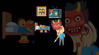 Horror cartoon omg 😳😨😵🔪🔴