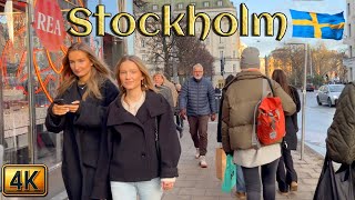 Sweden: Stockholm and Stockholmers on Saturday – 4K Walking Tour