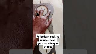 perbedaan packing silinder head avanza dengan gran max #shortsvideo #shorts  #shortvideo  #short