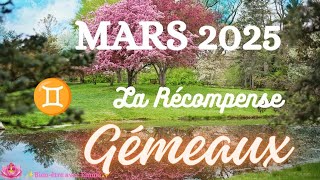 ✨♊GÉMEAUX MARS 2025~LA ROUE TOURNE, VOUS ETES ACCOMPAGNÉ POUR VOTRE PROJET, C'EST LA RÉCOLTE🎡🪙🤝🕊️🙏🏼✨