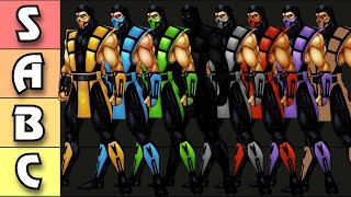 The ULTIMATE Mortal Kombat Ninja Tier List