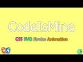 CSS SVG Stroke Animation |  HTML CSS Tutorial | CodeIsMine