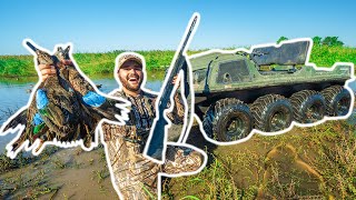 Duck Hunting My NEW FARM POND on OPENING DAY!!! (Limited Out) - Catch Clean Cook