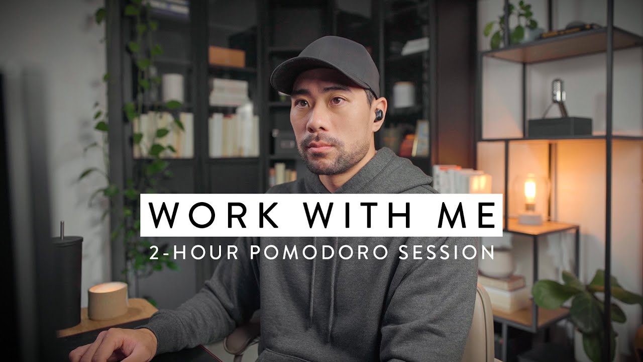 Work With Me 2 Hours With Music Pomodoro 25 5 Timer For Study Or