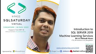 SQLSATSG 2020 | Machine Learning in SQL Server 2019