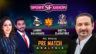 Lahore Qalandars vs Quetta Gladiators LIVE Pre Match Analysis | Sports Fusion Live | GTV News