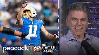 Inside Cameron Dicker's historic 57-yard free-kick FG for Chargers | Pro Football Talk | NFL on NBC