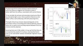 Chandra Frontiers in Time-Domain Science - October 16 - Massive and Evolved Stars II