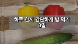 막상보면 실망 할 정도로 뭐 없는 초심플 3일 한끼