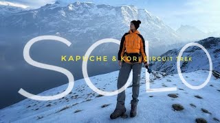 KAPUCHE LAKE TREK (The lowest glacial lake) | KORI DANDA TREK | Circuit solo trek | Sikles village