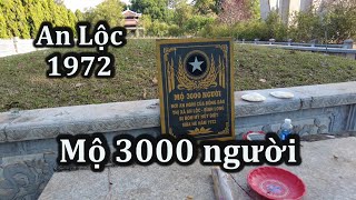 Ngôi mộ tập thể 3000 người sau trận An Lộc 1972.