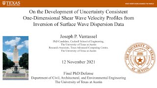 Developing Uncertainty-Consistent 1D Vs Profiles from Inversion of Surface Wave Dispersion Data