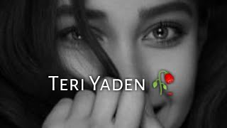 Teri Yaden 🖤🥀 (slowed reverb) 🌸 @SrProMusic | Kabhi To Pass Mere Aao | Atif Aslam