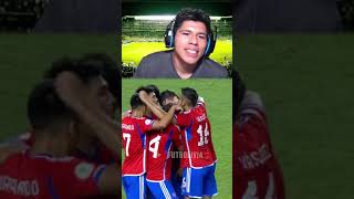 Reacción al gol de Chile contra Bolivia en el sudamericano sub 20