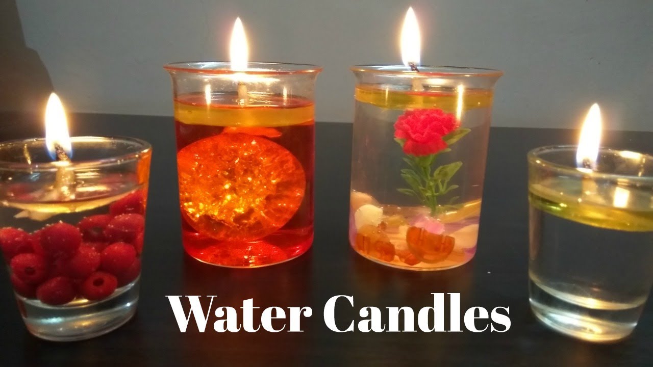 DIY Water Candles | Making Candles With WATER!? - YouTube