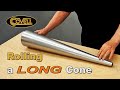 Rolling a Long Cone from Sheetmetal