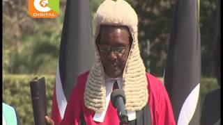 Kenya gets new Chief Justice as Justice Maraga is sworn in