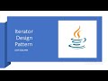 #java  Iterator Design Pattern - Introduction, Example, and Key points | Iterator Design pattern