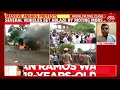 konaseema district renaming bid sparks violence in andhra houses of minister mlc set on fire