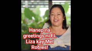 HANEP NA GREETINGS NI FL LIZA KAY MEL ROBLES,THE PCSO KING! #shorts #short #viral #trending#opinion