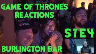 GAME OF THRONES | Burlington Bar REACTION /// S7 Episode 4 BRAN & BAELISH - ARYA VS BRIENNE \\\