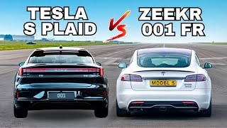 Tesla Model S Plaid vs Zeekr 001 FR Are Chinese EVs Winning the Speed Race