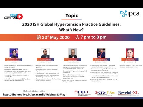 2020 ISH Global Hypertension Practice Guidelines: What's New?Webinar By ...