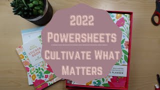 2022 Powersheets is here! 2022 Goal Setting