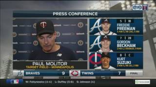 Paul Molitor: 'There's no question coming back from seven's a tough task.'