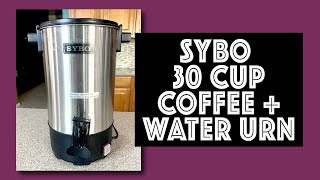 SYBO 30 Cup Percolater and Hot Water Urn Review