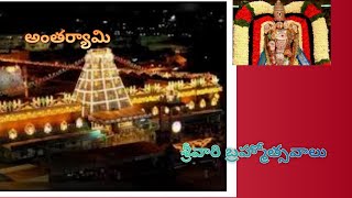 Eenadu Antaryami - శ్రీవారి బ్రహ్మోత్సవాలు / srivari brahmotsavalu