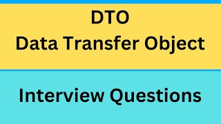 Data Transfer Object Pattern | Spring Boot DTO Example Tutorial | Interview Questions