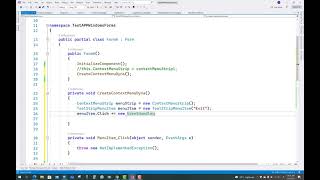 How to Use Context Menu Strip in Windows Forms C# | ContextMenuStrip Example