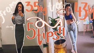 HOW TO GAIN WEIGHT EFFECTIVELY | 5 Tips you NEED to know before gaining weight!