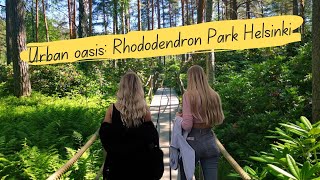 [4K] Rhododendron Park - Alppiruusupuisto Helsinki Finland