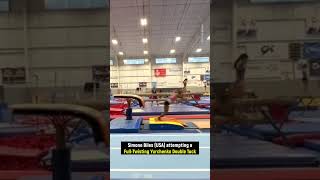 NEW SKILL: Simone Biles is INSANE for this 🤯
