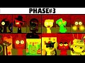 new version of incredibox sprunki retake phase 1 vs phase 2 vs phase 3