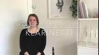 Klarinetti - puupuhaltimet esittelyssä