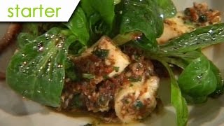 Octopus with pesto and lamb’s lettuce - Silent Cooking with Patrick Müller (with recipe)