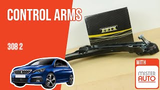 How to replace the control arms Peugeot 308 mk2 🚗