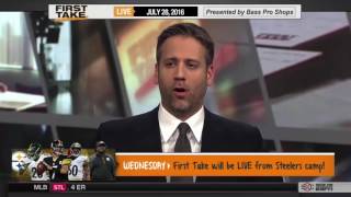 ESPN First Take   Should the Steelers Take Care Of Antonio Brown