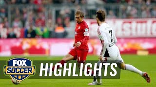 Lahm puts Bayern Munich up 2-0 over Ingolstadt | 2015–16 Bundesliga Highlights