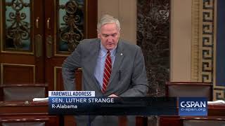 Senator Luther Strange Farewell Address (C-SPAN)